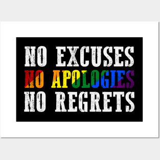 NO Apologies Posters and Art